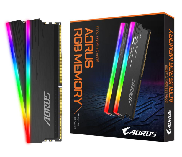 Gigabyte 16GB (2x8GB) 3333Mhz CL18 Aorus RGB - 721704 - zdjęcie 5